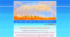 Desktop Screenshot of onenesscentrum.cz
